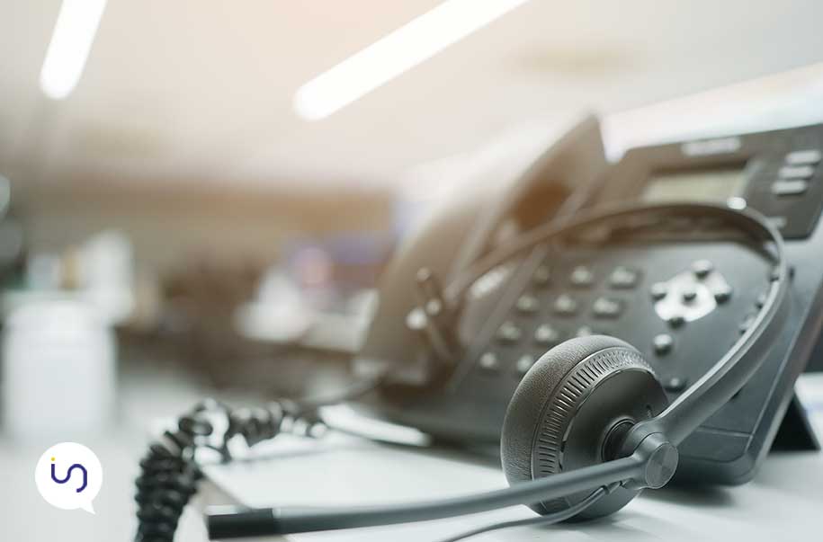 Telefone IP para a comunicação empresarial.